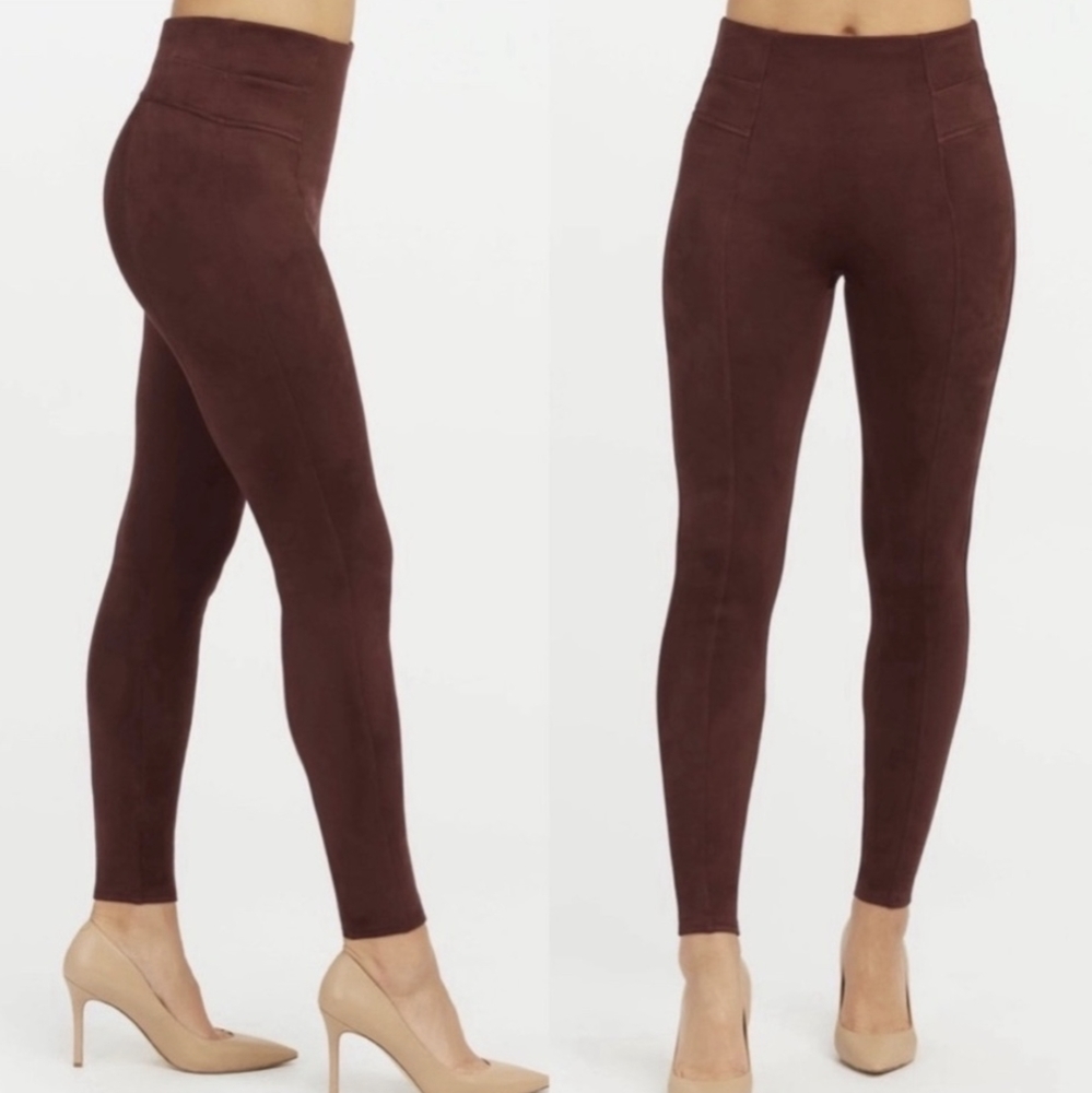 Spanx faux suede leggings size medium